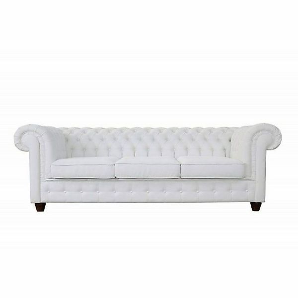 JVmoebel Sofa Chesterfield Mello 3 Sitzer mit Bettfunktion Couch Polster So günstig online kaufen