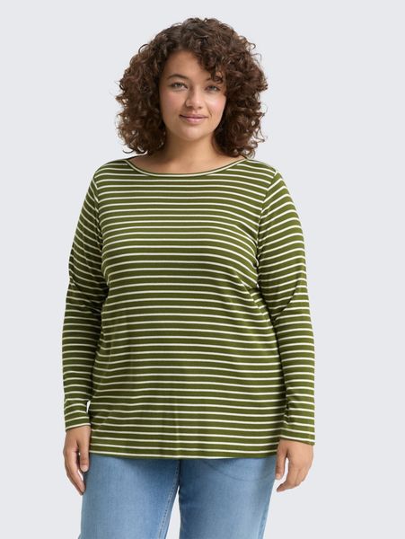 TOM TAILOR PLUS Langarmshirt T-Shirt Plus günstig online kaufen