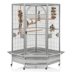 Montana Cages Vogelkäfig Eck Voliere Käfig günstig online kaufen