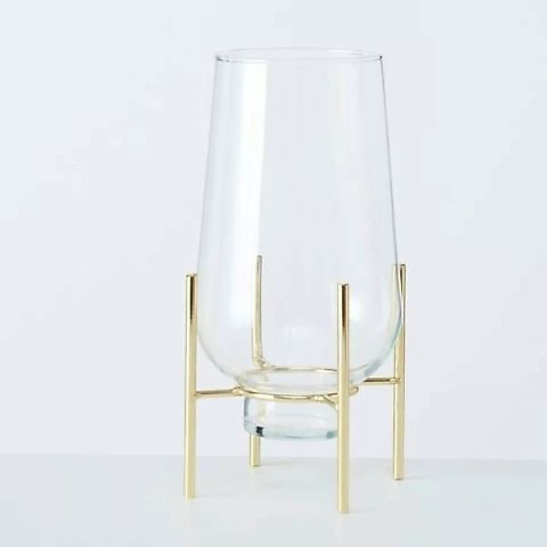 Boltze Vasen Taro Vase Glas klar 32 cm (1 Stück) (klar) günstig online kaufen