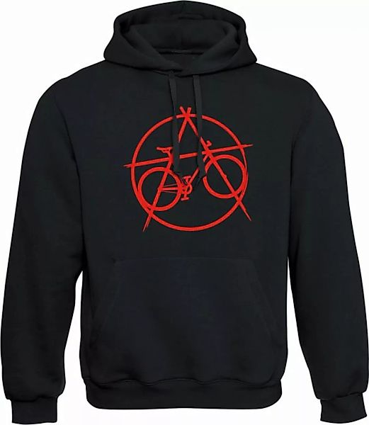 Baddery Kapuzenpullover Fahrrad Hoodie : Anarchy Bike - Sport Pullover Herr günstig online kaufen
