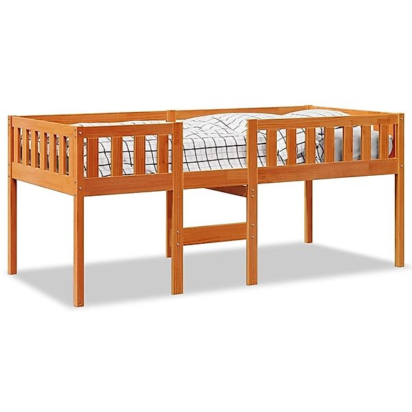 vidaXL Kinderbett ohne Matratze Wachsbraun 80x200 cm Massivholz Kiefer 8550 günstig online kaufen