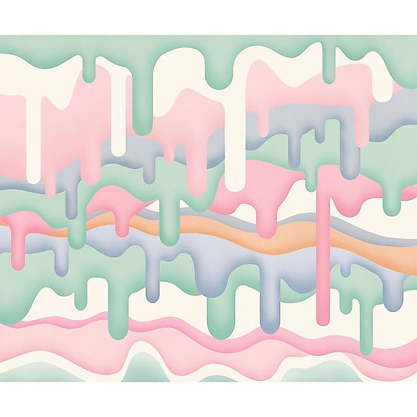 Komar Vliestapete Melt 300 cm x 250 cm Pastellrosa günstig online kaufen