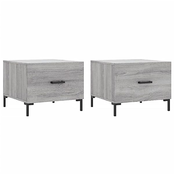 vidaXL Couchtisch Couchtische 2 Stk. Grau günstig online kaufen