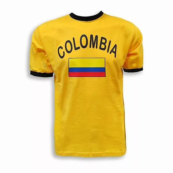 Sonia Originelli T-Shirt Fan-Shirt "Colombia" Unisex Fußball WM EM Herren T günstig online kaufen