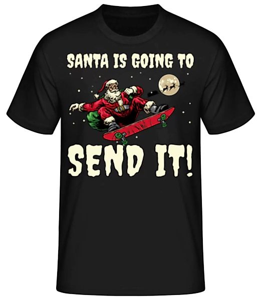 Santa Going To Send · Männer Basic T-Shirt günstig online kaufen