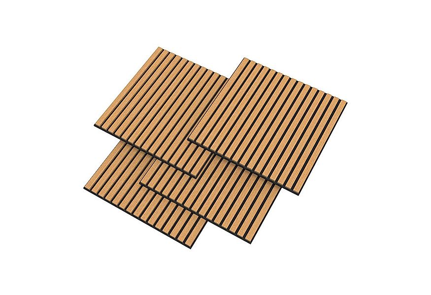 neu.holz 3D Wandpaneel, BxL: 60x60 cm, (Set, 16-tlg) »Vang« mit geradlinige günstig online kaufen