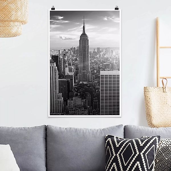Poster Architektur & Skyline - Hochformat Manhattan Skyline günstig online kaufen