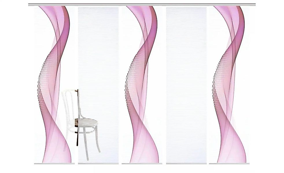 HOME in green Schiebegardine "NEVOLA" Paneelwagen 5 Stk. tlg. SET DIGITALDR günstig online kaufen