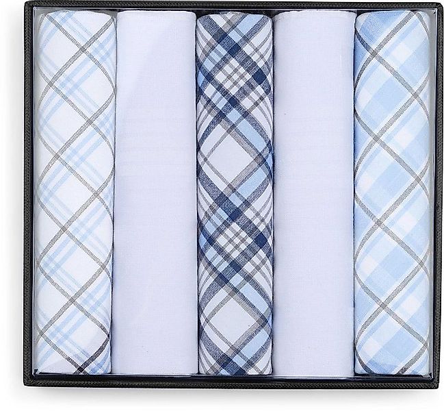 Suitable Taschentücher 5er-Pack Karos Blau - günstig online kaufen