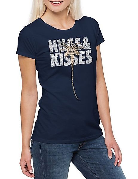 Urban Backwoods Print-Shirt Hugs & Kisses Damen T-Shirt XOXO Ripley Prometh günstig online kaufen