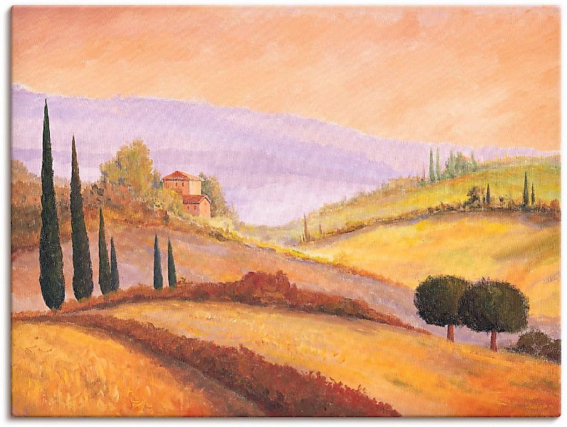 Artland Leinwandbild "Morgendämmerung" Europa 1 Stk. tlg. auf Holzrahmen ge günstig online kaufen