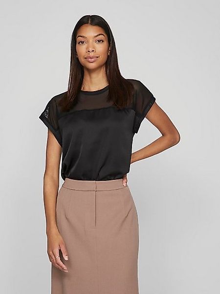 Vila Kurzarmshirt VIELLETTE O-NECK S/S MESH günstig online kaufen