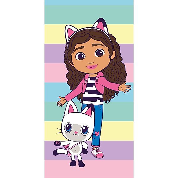 Gabby's Dollhouse Badetücher Gabby’s Dollhouse Badetuch günstig online kaufen