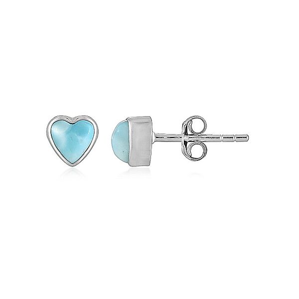 Cavill Ohrring-Set Herz-Larimar Silber-Ohrringe, 1,85 ct günstig online kaufen