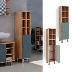 Vicco Midischrank Fynn, Grün/Goldkraft Eiche, 30 günstig online kaufen