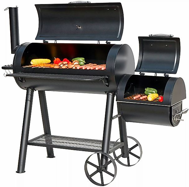 El Fuego Holzkohlegrill/Smoker Buffalo ca. 155 x 132 x 78 cm günstig online kaufen