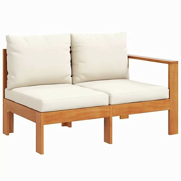 vidaXL Sofaelement Gartensofa mit 1 Armlehne 2-Sitzer Massivholz (1 St) günstig online kaufen