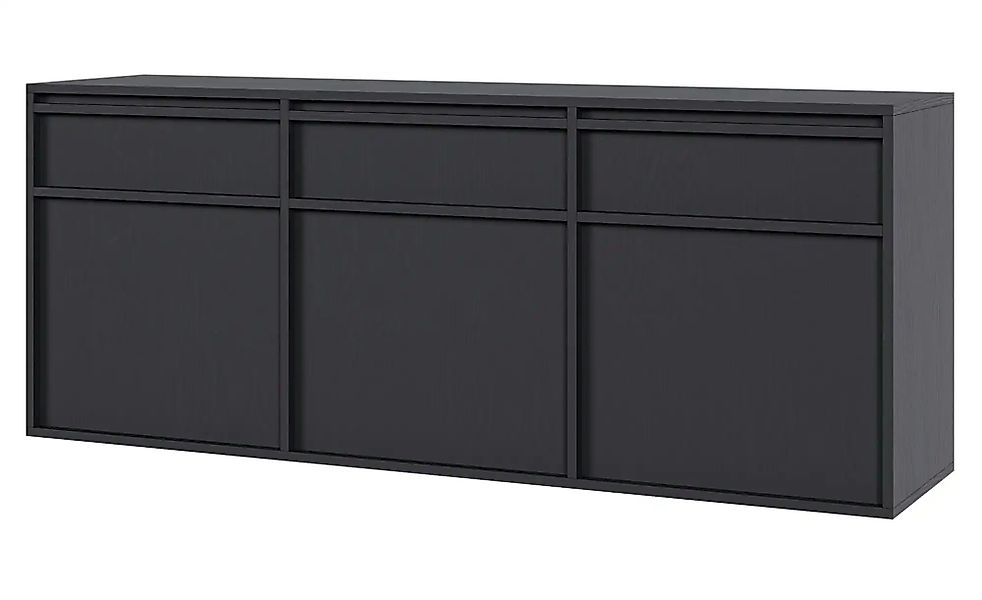 Selsey Sideboard  Evo ¦ schwarz ¦ Maße (cm): B: 154 H: 61,6 Schränke > Häng günstig online kaufen