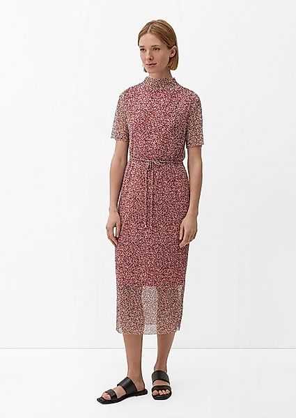 s.Oliver BLACK LABEL Maxikleid Mesh-Kleid mit Plisseefalten günstig online kaufen