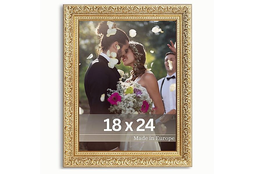 Victor (Zenith) Bilderrahmen Rubens, Bilderrahmen 18x24 cm Grün Gold, Bilde günstig online kaufen