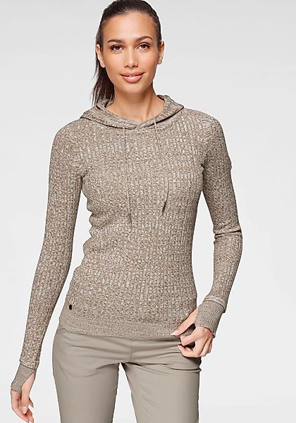 KangaROOS Kapuzenpullover im feinen Zopf-Strick-Design günstig online kaufen