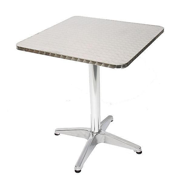 Chefgastro Alu-Bistrotisch Gartentisch M28 HxBxT 70x60x60 cm 60cm Rechtecki günstig online kaufen