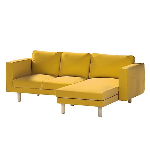 Bezug für Norsborg 3-Sitzer Sofa mit Recamiere, honiggelb, Norsborg Bezug f günstig online kaufen