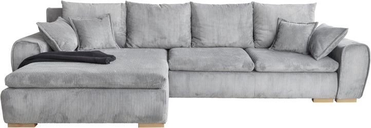 Home affaire Ecksofa "Katja L-Form, B: 325 cm" mit Bettfunktion, Bettkasten günstig online kaufen