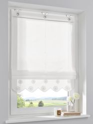 Kutti Raffrollo »Elly« mit Hakenaufhängung ohne Bohren freihängend Baumwoll günstig online kaufen