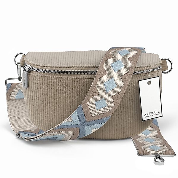 ARTVALL Umhängetasche Cord Handtasche Brusttasche Schultertasche günstig online kaufen