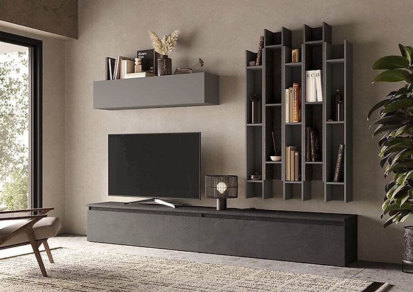 INOSIGN Wohnwand »INFINITY, 8tlg. Breite 276 cm, Höhe variabel, Schrankwand günstig online kaufen