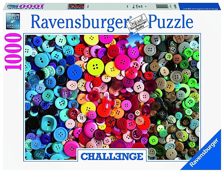 Challenge Buttons - Puzzle 1000 Teile günstig online kaufen