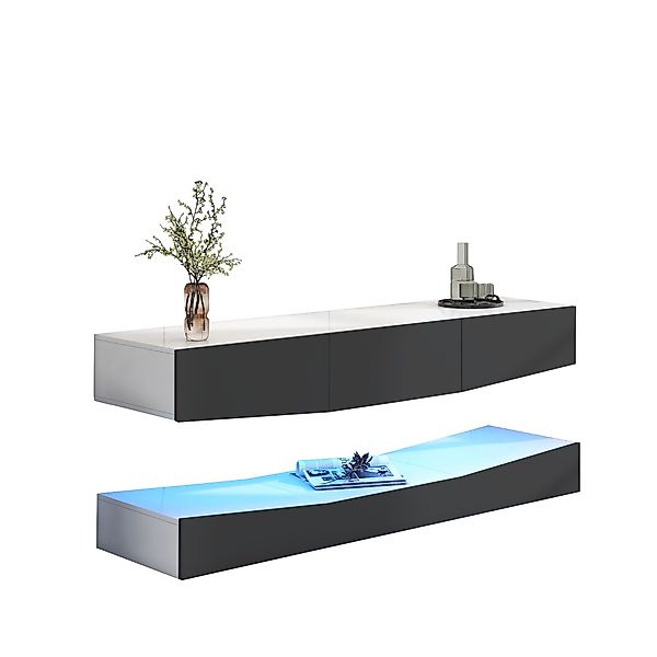 MODFU TV-Schrank Lowboard (Wand befestigter schwimmender günstig online kaufen