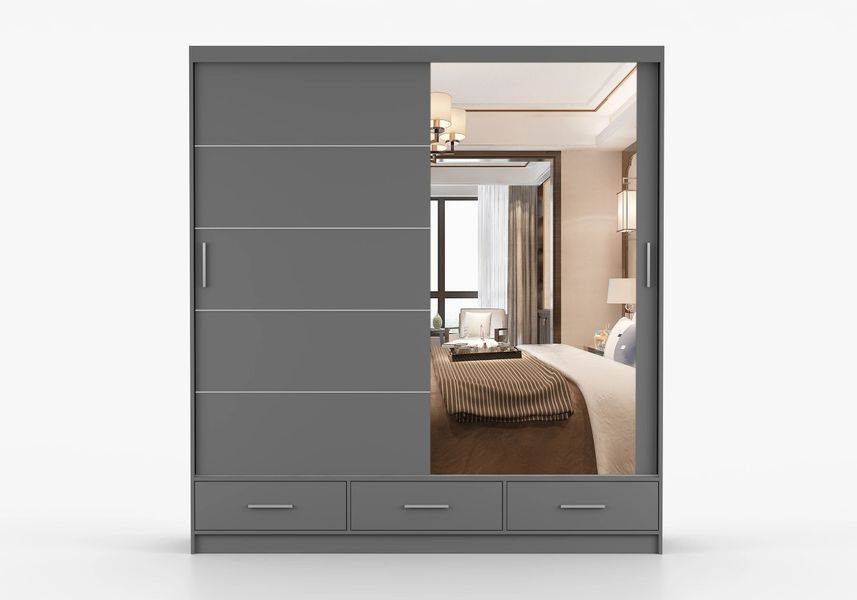 imoebel24 Schwebetürenschrank FLORENCE 203 cm - günstig online kaufen