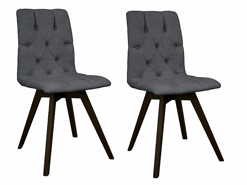 andas Esszimmerstuhl "Rania", (Set), 2 St., Microfaser, mit Massivholzbeine günstig online kaufen