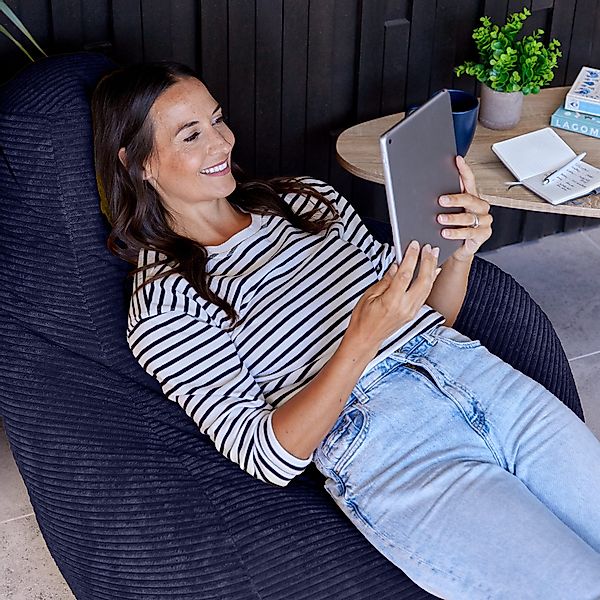 icon Sitzsack Sessel mit Liege aus günstig online kaufen