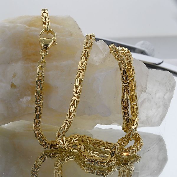 HOPLO Königskette Goldkette Königskette Länge 50cm günstig online kaufen