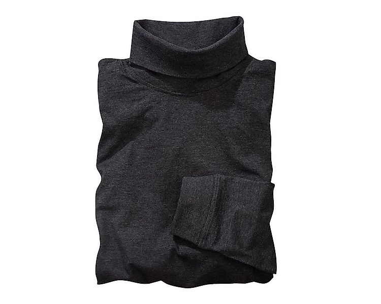 redfield Rollkragenshirt Redfield XXL Rollkragen-Langarmshirt anthrazit günstig online kaufen