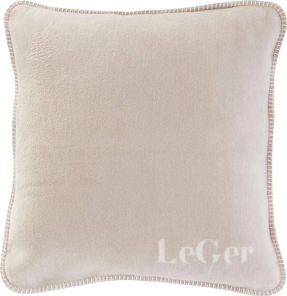 LeGer Home by Lena Gercke Dekokissen »Anisa«, mit modernem Schriftzug, Kiss günstig online kaufen