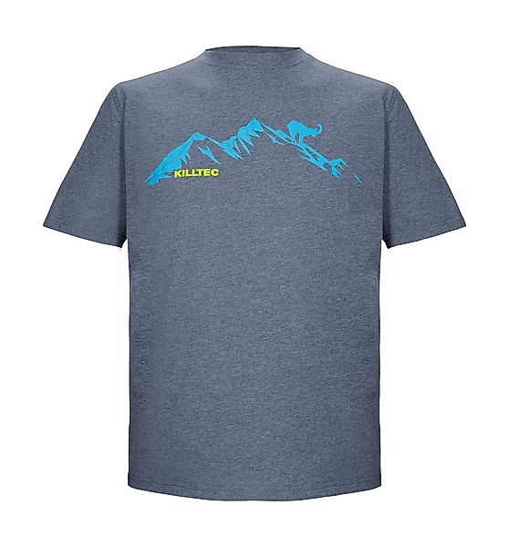 Killtec T-Shirt KOS 365 MN TSHRT Herren T-Shirt mit Melange-Optik, Bergprin günstig online kaufen