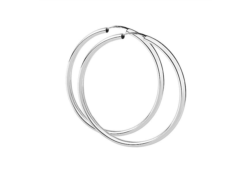 Vivance Paar Creolen 925/- Sterling Silber rhodiniert 60mm günstig online kaufen