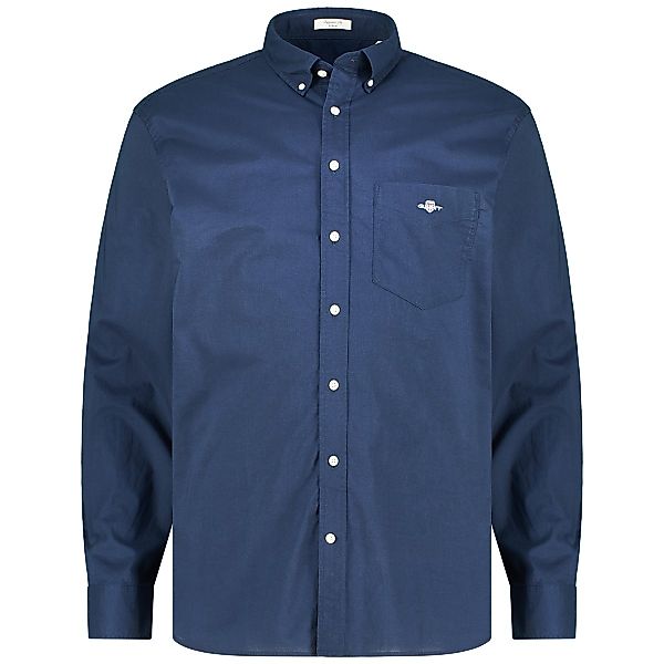 Gant Freizeithemd aus Baumwolle Farbe marine Größe: 4XL günstig online kaufen