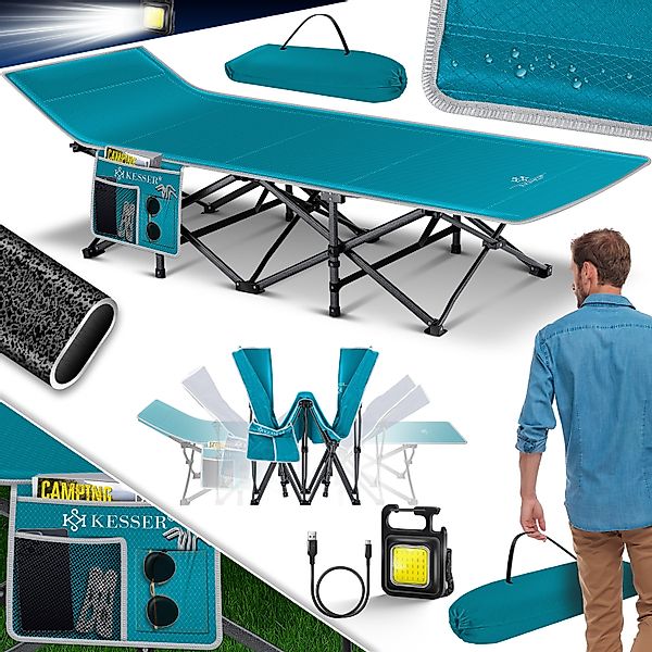 KESSER Campingliege Campingbett Feldbett Klappbar Klappbett günstig online kaufen
