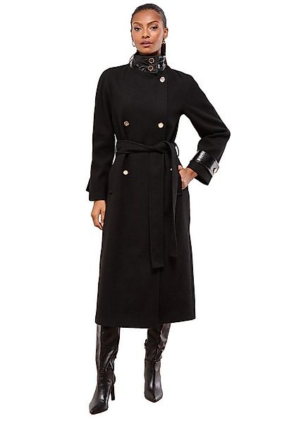 LIPSY Langmantel Lipsy Mantel in Kroko-Optik mit Gürtel, Regular (1-tlg) günstig online kaufen