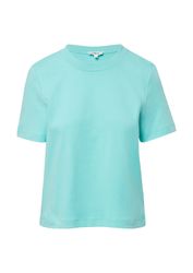 s.Oliver Kurzarmshirt T-Shirt Verkürztes T-Shirt aus günstig online kaufen