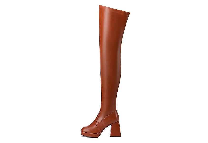 Giaro COSMO Overkneestiefel 10 cm Absatzhöhe, 2 cm Plateau, veganes Leder günstig online kaufen