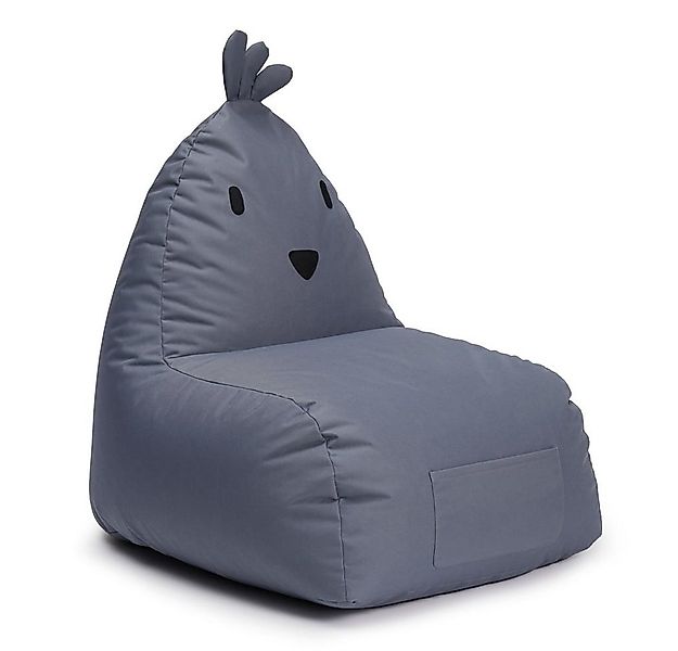 Lumaland Sitzsack Kinder Tier Chick Kissen 80x75x75 cm, niedliches Kindersi günstig online kaufen