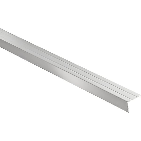 Treppenwinkel Alu eloxiert Silber matt 20 mm x 0,9 m klebend günstig online kaufen