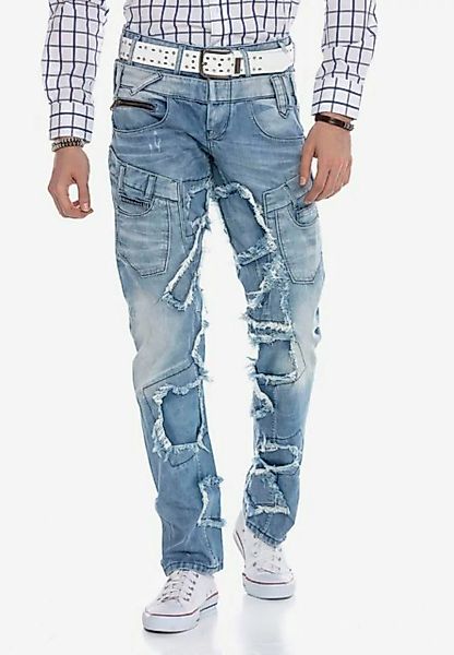 Cipo & Baxx Bequeme Jeans im trendigen Patchwork-Design günstig online kaufen